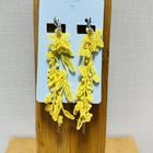 阿勃勒水鑽 _耳環MIT台灣製精品, , hi-res